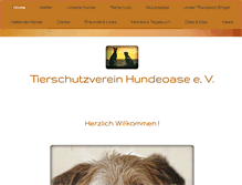 Tablet Screenshot of hundeoase.org